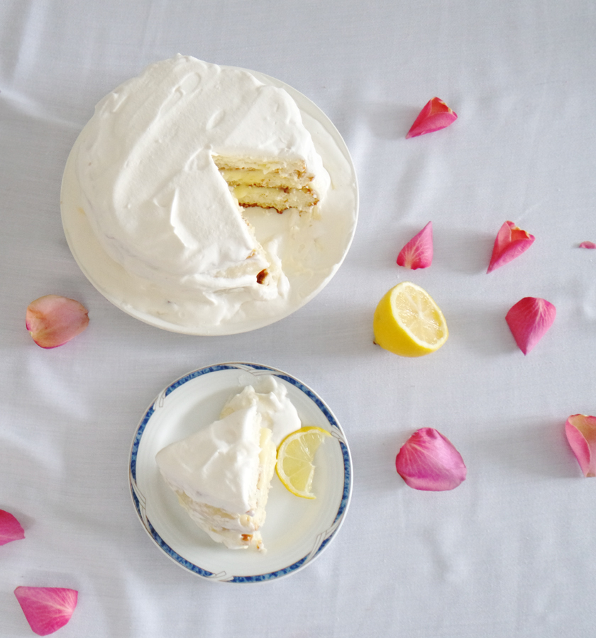 Lemon Curd Shortcake for Valentines